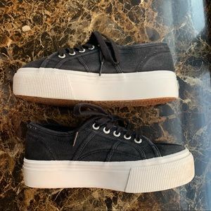 Platform superga sneakers